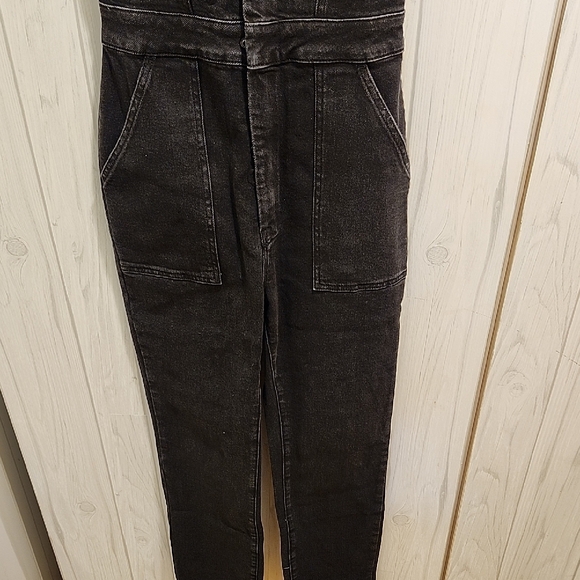 Good American Charcoal Denim Jacket - Picture 5 of 13